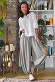 Lock Bloom Cuff Pant Stone
