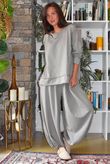 Lock Bloom Cuff Pant Stone