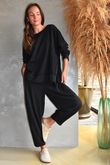 Lock Carrot Leg Trouser Black