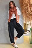 Lock Carrot Leg Trouser Black