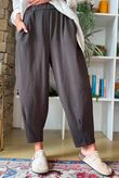 Lock Carrot Leg Trouser Coffee Bean
