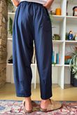 Lock Carrot Leg Trouser Navy