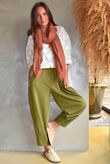 Lock Carrot Leg Trouser Olive