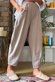 Lock Carrot Leg Trouser Stone