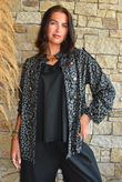 Lock Leopard Military Jacket Black