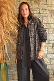 Lock Leopard Military Jacket Coffee Bean