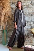 Lock Leopard Military Jacket Coffee Bean