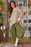 Lock Needlecord Shirring Barrel Pant Olive
