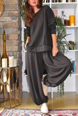 Lock Raw Seam Sweatshirt Coffee Bean