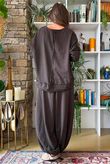 Lock Raw Seam Sweatshirt Coffee Bean