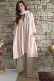 Loom & Thread Embroidered Tiered Smock Dress Washed Peachy Nude