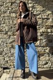 Lowland Hooded Jacket Chocolate /20 =