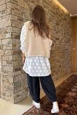 Made in Italy Arlo Sherpa Gilet Natural 