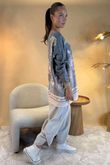 Made in Italy Astral Oversized Knit Top Tuscan /8 =