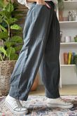 Made in Italy Baby Cord Dart Barrel Pant Charcoal /10 =