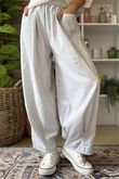 Made in Italy Baby Cord Dart Barrel Pant Pearl /12 =