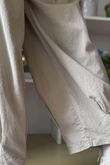 Made in Italy Baby Cord Dart Barrel Pant Stone /15 =