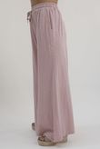 Made in Italy Bay Slub Palazzo Blush