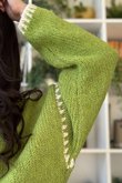  Big Softie Whipstitch Knit Jumper Olive - /3 ** 