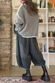  Big Softie Whipstitch Knit Jumper Slate - /4