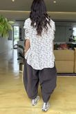 Made in Italy Blossom Cotton Blend Shirt Stone /39 =
