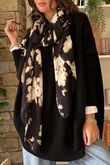 Made in Italy Conrad Circle Knit Top Black