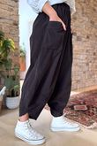Made in Italy Cooper Needlecord Shelby Cocoon Pant Coffee Bean