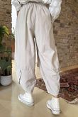 Made in Italy Cooper Needlecord Shelby Cocoon Pant Stone