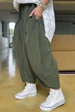 Made in Italy Cooper Needlecord Sia Pant Deep Moss