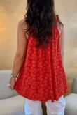 Made in Italy Daisy Crochet Cami Rouge /19 = ~
