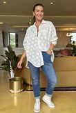 Made in Italy Dopamine Stretch Jeans Vintage Mid Blue ** 