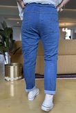 Made in Italy Dopamine Stretch Jeans Vintage Mid Blue ** 