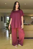 Made in Italy Essential Cap Sleeve Tee Bordeaux - 