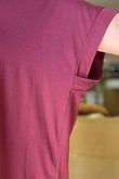 Made in Italy Essential Cap Sleeve Tee Bordeaux - 