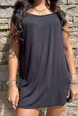 Made in Italy Essential Jersey Layering Vest Black -   