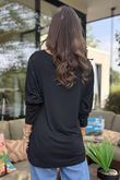 Made in Italy Essential Jersey Long Sleeve Top Black ` /15 *pre order due approx 1 week