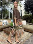 Made in Italy Ezra T Shirt Midi Dress Tuscan Bronze