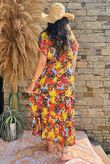 Made in Italy Fiesta Maxi Dress Red /12 =