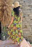 Made in Italy Fiesta Maxi Dress Green /17 =