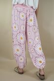 Made in Italy Harem Balloon Pant Gerbera Candy