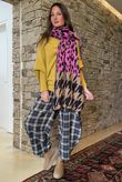 Huggle Asymmetric Draped Knit Jumper Bamboo
