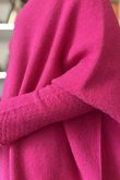 Huggle Asymmetric Draped Knit Jumper Geranium