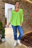Made in Italy Juno Two Tone Knit Apple & Flamingo