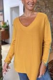 Made in Italy Juno Two Tone Knit Dijon & Azure