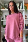 Lagen Chill Sweatshirt Indian Pink 