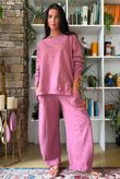 Lagen Chill Sweatshirt Indian Pink 