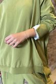 Made in Italy Lagenlook Chill Sweatshirt Olive