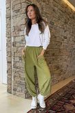 Made in Italy Lagenlook Shelby Cocoon Pant Olive