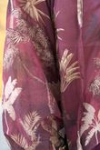 Made in Italy Noctura Pure Cotton Peasant Blouse Beetroot