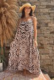 Made in Italy Nyssa Tie Shoulder Dress Black /69 =